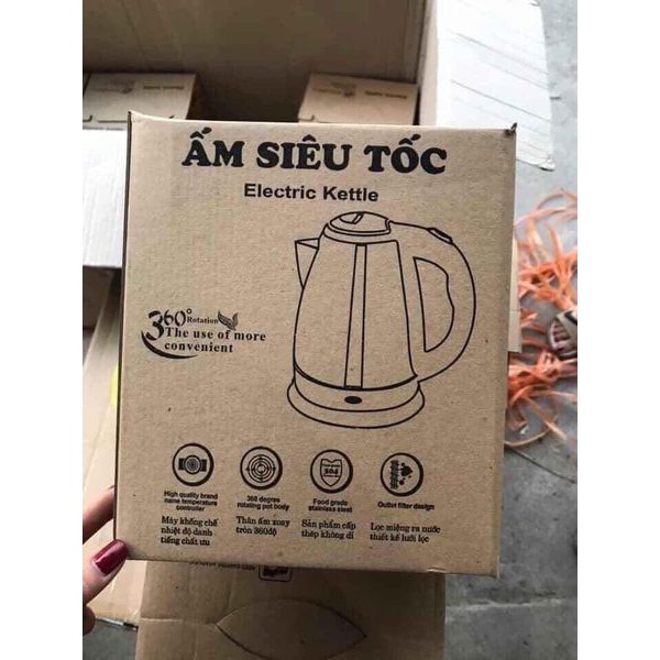 ẤM SIÊU TỐC BẠC INOX