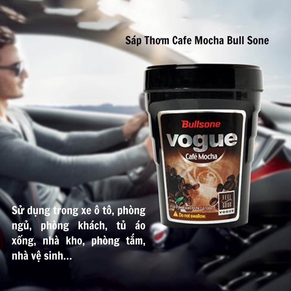 Sáp Thơm Hương Cafe Khử Mùi Ô Tô Cao Cấp - Hàn Quốc Mocha Bull Sone