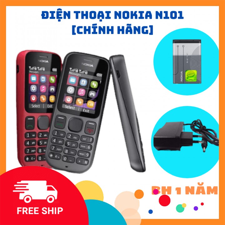 [GIÁ SỐC]Điện Thoại Nokia 101 2 sim 2 Sóng Cao Cấp - BH 12 Tháng