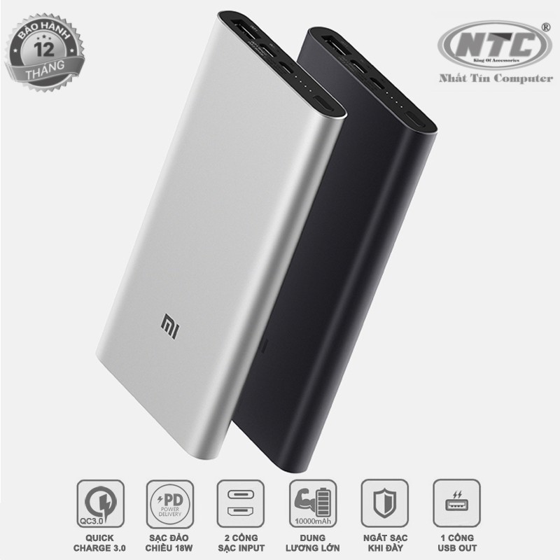 Pin Sạc Dự Phòng Xiaomi Mi Gen3 10.000mAh Beetechvietnam