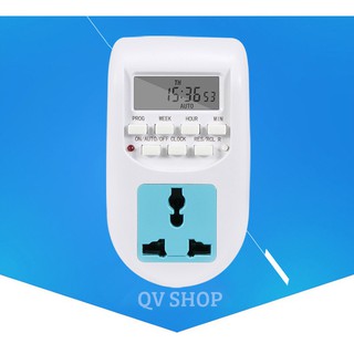 [FreeShip] Ổ cắm hẹn giờ AL-06  điện tử - BH 1 tháng