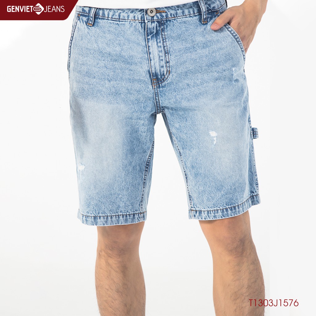 Quần Ngố Jeans Nam T1303J1576 GENVIET