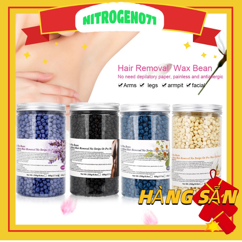 [Hàng mới về] Đậu tẩy lông chăm sóc cơ thể 4 hương vị 500g