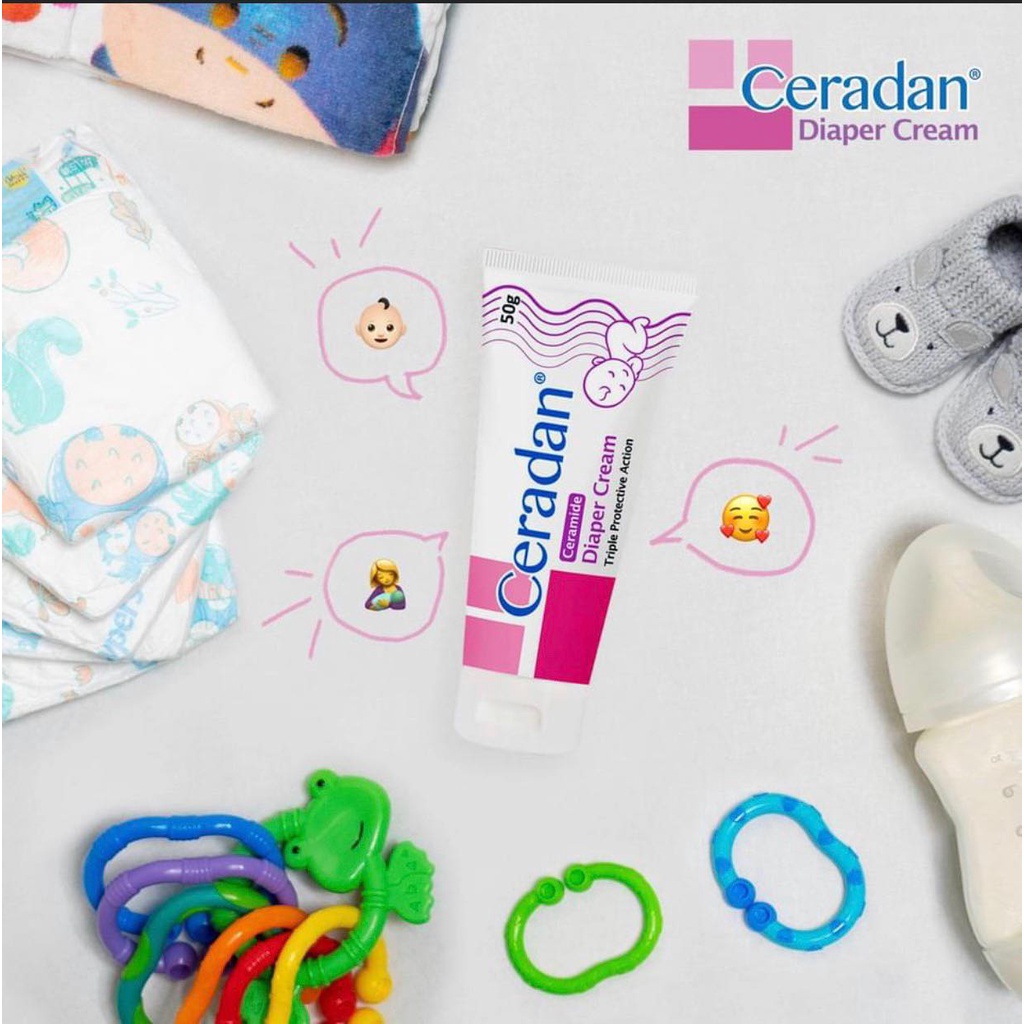 [CHÍNH HÃNG] Kem làm dịu da, chống hăm tã trẻ em Ceradan Ceramide Diaper Cream Triple Protective Action an toàn cho bé
