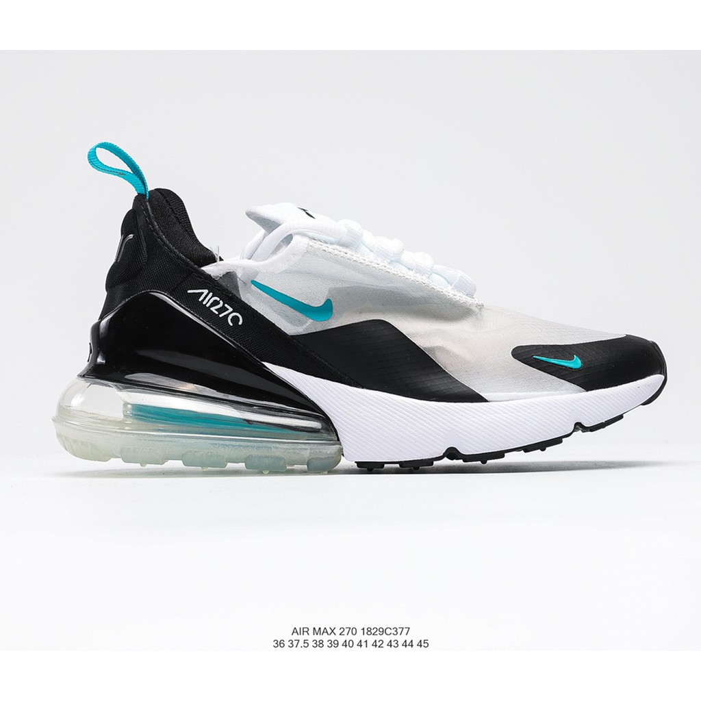 Order 2-3 Tuần + Freeship Giày Outlet Store Sneaker _Nike Air Max 270 Black White transparent MSP: 1829C377 gaubeostore.