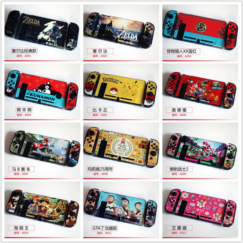 Ốp lưng chứa dịch lỏng hình Pokemon cho Nintendo Switch Zelda