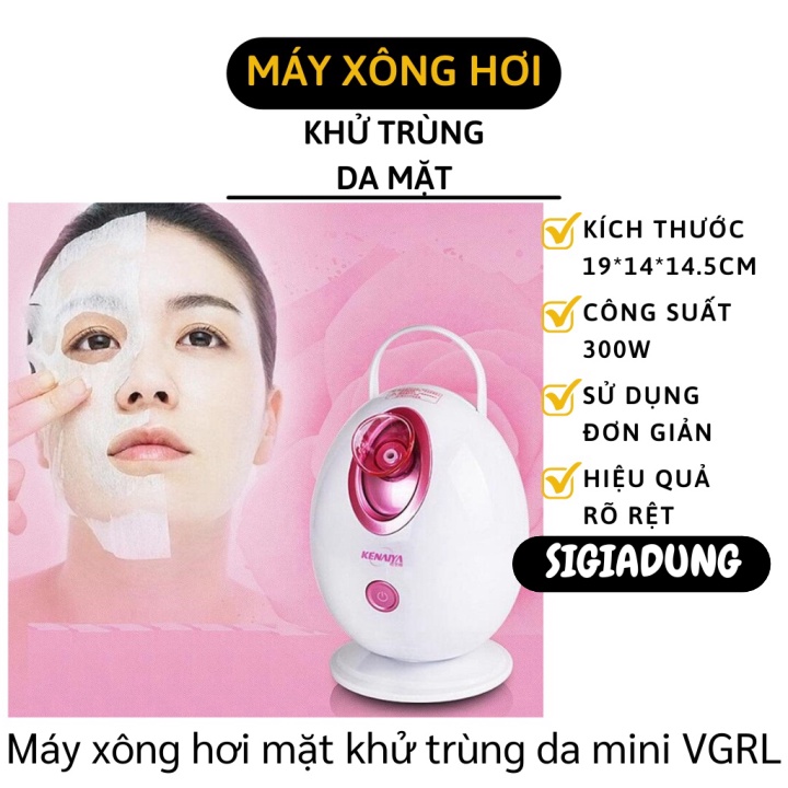 Máy Xông Mặt - Máy Xông Tinh Dầu Phun Sương Tạo Ẩm Cho Da, Chất Lượng Như Spa 5889