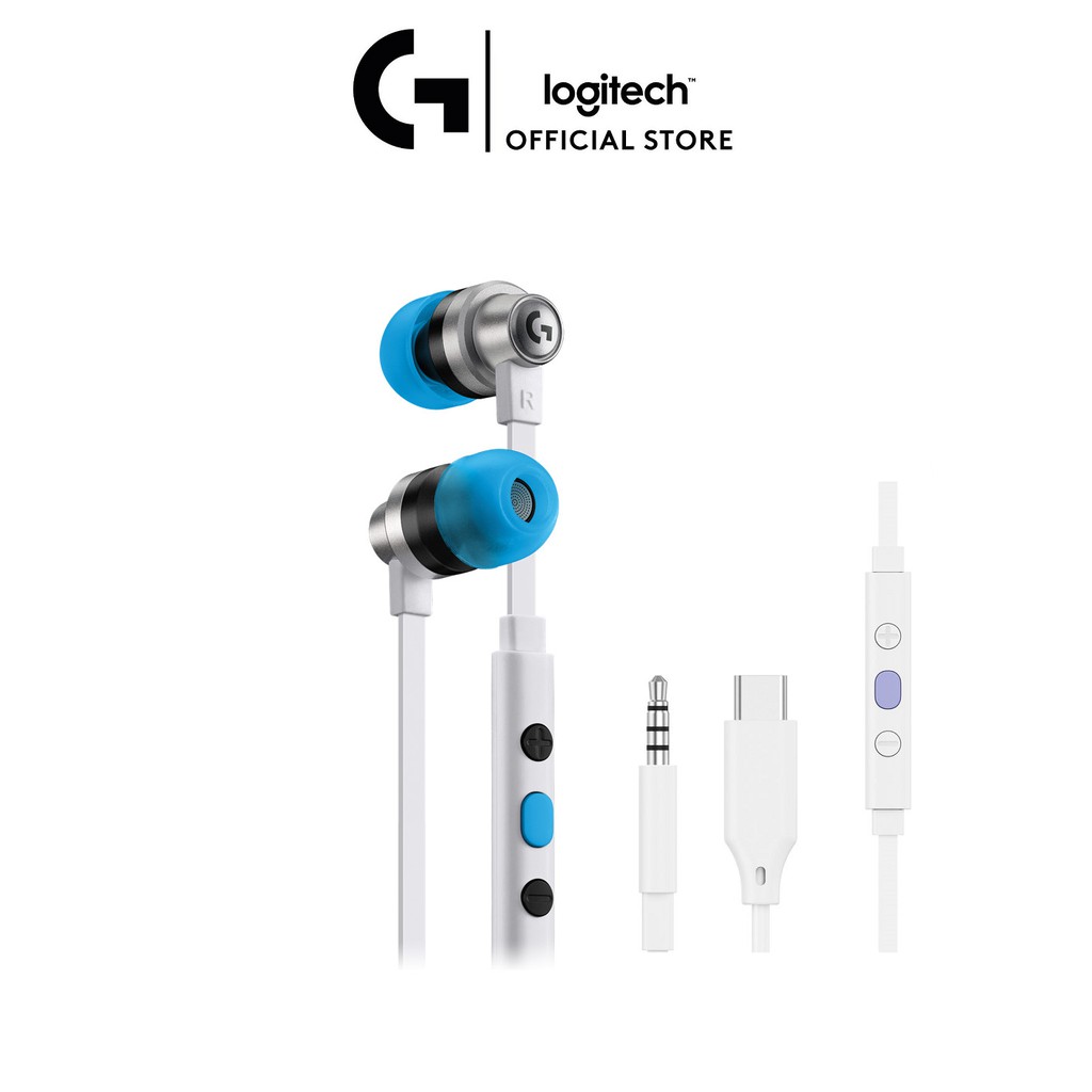 [Mã ELMALL22 giảm 10% đơn 500K] Tai nghe chơi game IN-EAR Logitech G333 K/DA - Kết nối giắc 3.5mm và USB type C