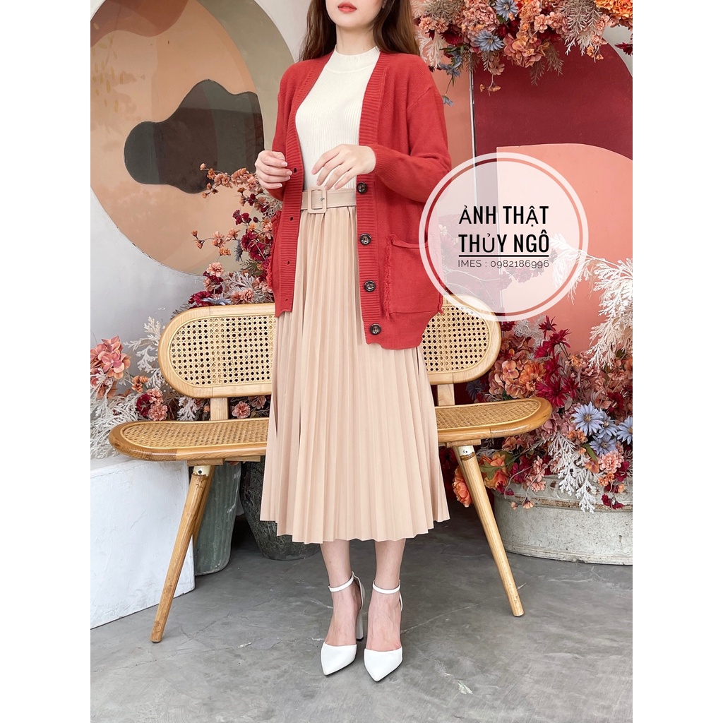 Áo khoác len Cardigan basic cách điệu chất len gạo siêu mềm mịn co giãn 1483 IMES SHOP | BigBuy360 - bigbuy360.vn