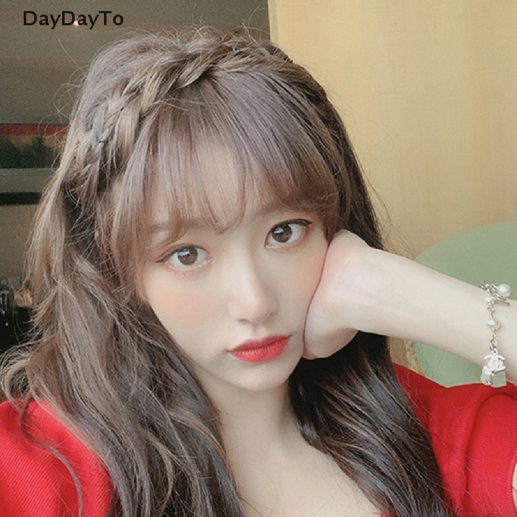 DayDayTo Lazy Wig Twist Headbands for Women Wide Fishbone Braids Hairbands Handmade Retro .