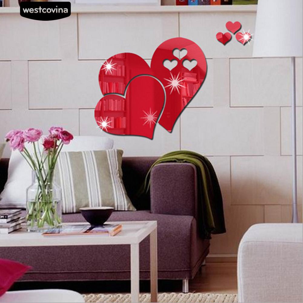Sticker tráng gương dán tường