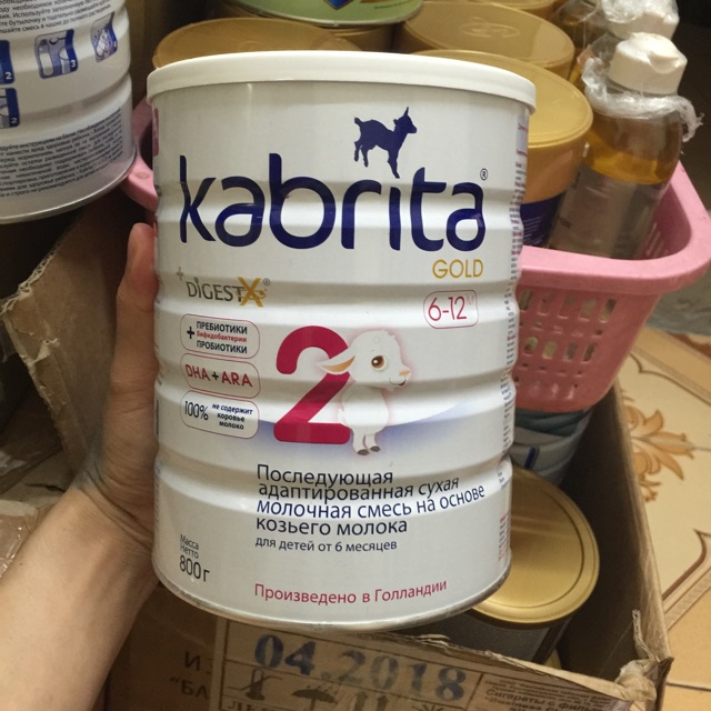 Sữa dê Kabrita Nga số 2, 800g