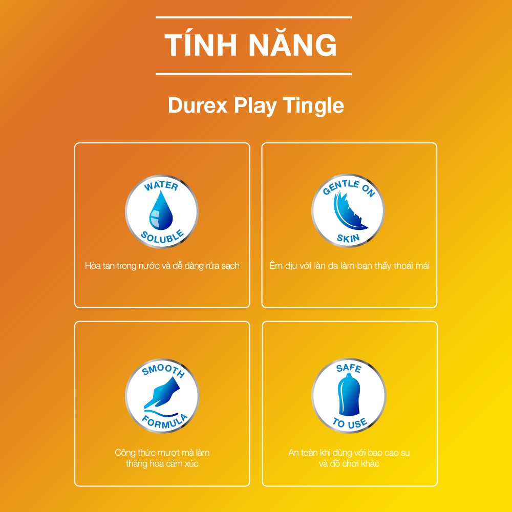 Gel bôi trơn Durex Play Tingling 100ml