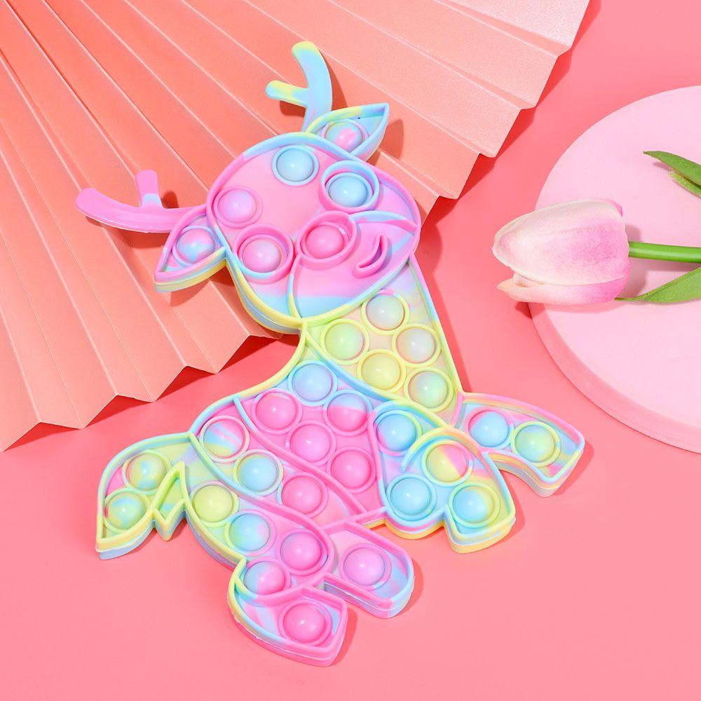 Đồ Chơi Con Quay Bằng Silicone Hình Cây Kem Nhiều Màu Sắc Cho Trẻ Em Và Người Lớn