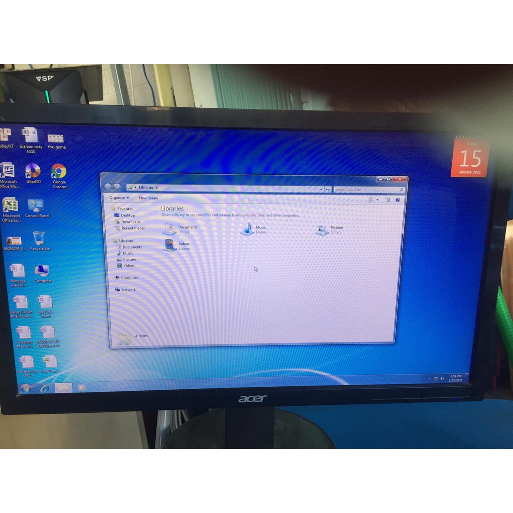 Màn 20 acer + aoc 20in
