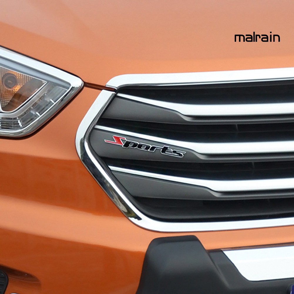 Miếng Dán Trang Trí Bằng Kim Loại Hình Logo 3d Độc Đáo