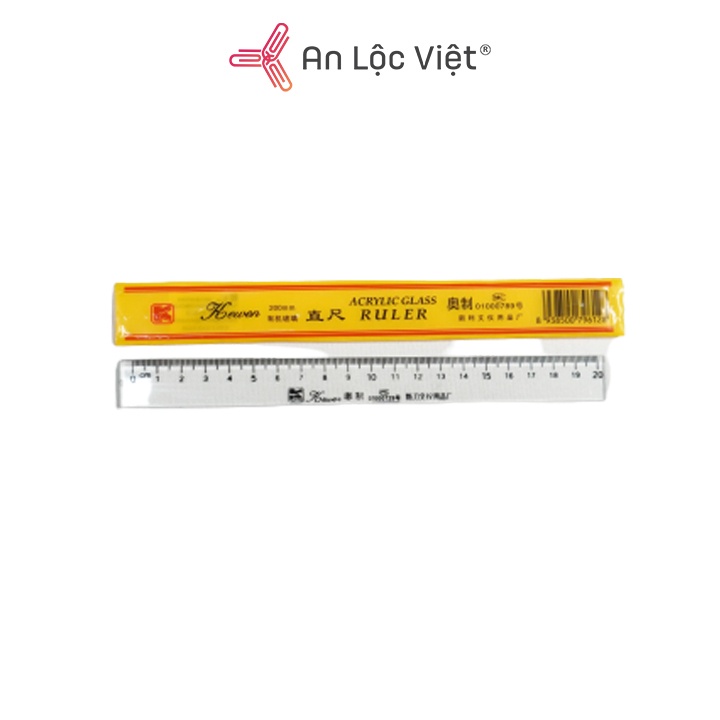 Thước kẻ mica Kewen 20cm - 30cm