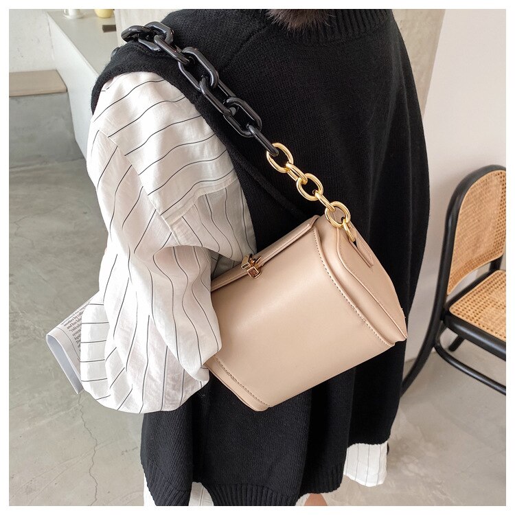 Túi Đeo Chéo JASMIN NOIR Da Pu Hợp Thời Trang Cho Nữ