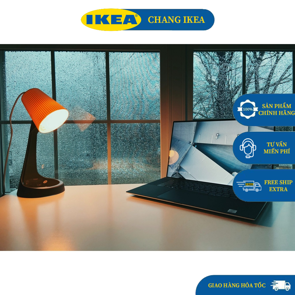 ĐÈN BÀN CAO CẤP SVALLET (IKEA) - Đèn bàn đọc sách, làm việc đa năng