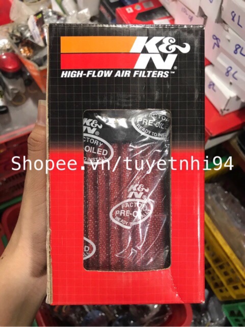 Pô e tăng tốc K&N (1 họng - 2 họng)