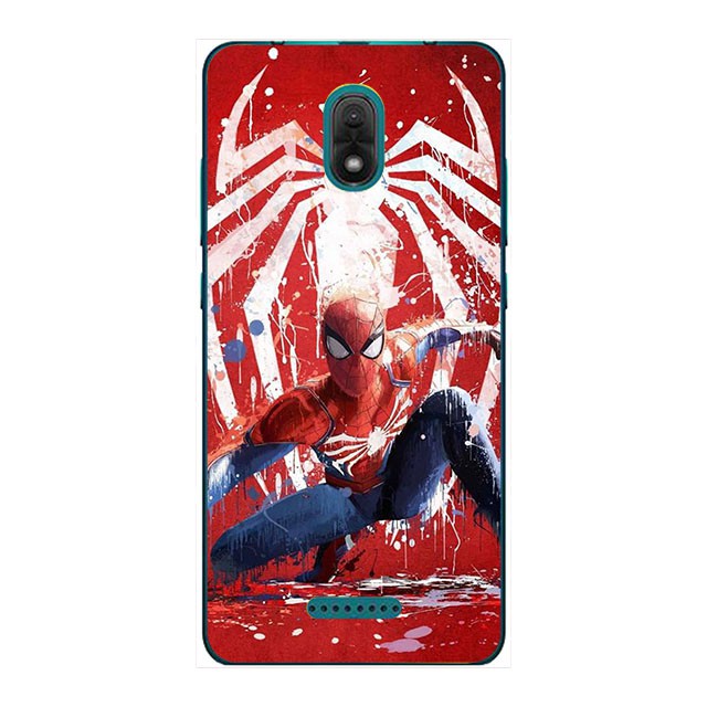 MARVEL Ốp Lưng Điện Thoại Bằng Silicone Tpu Mềm Hình Siêu Anh Hùng Cho Wiko Jerry 3 Jerry3