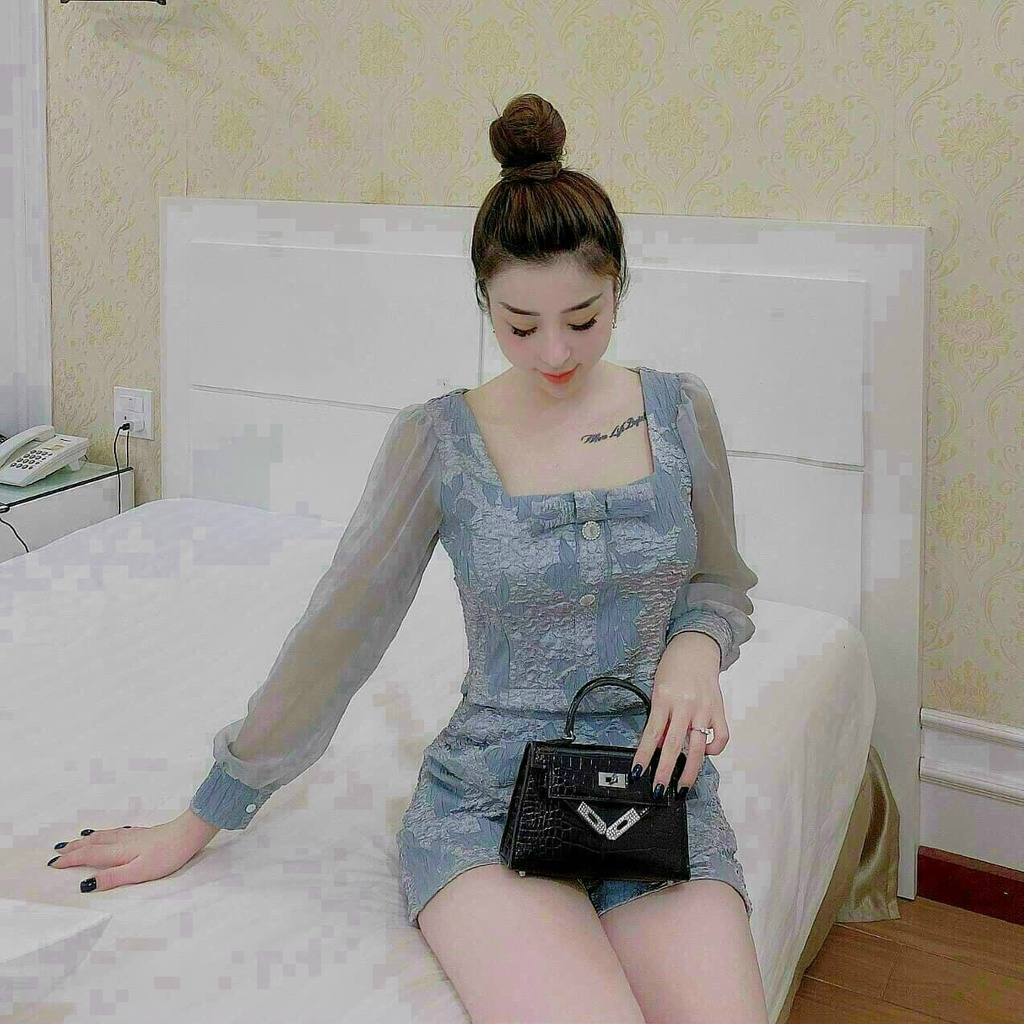 [Mẩu Mới] Set Bộ Gấm Vải Tapta Dài Tay