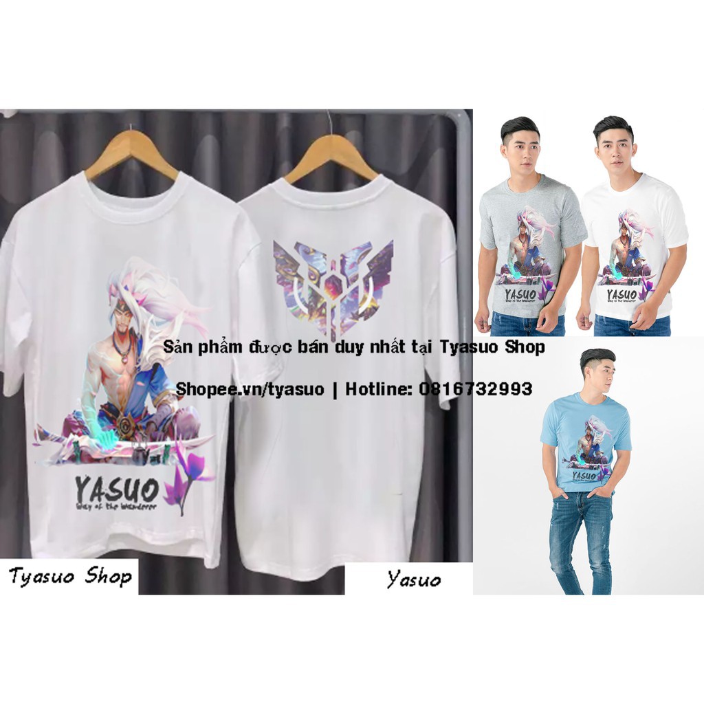 SALE- Áo Yasuo Anh Hùng Lãng Kiếm | Áo Yasuo Liên minh | Tay lỡ - áo HOT