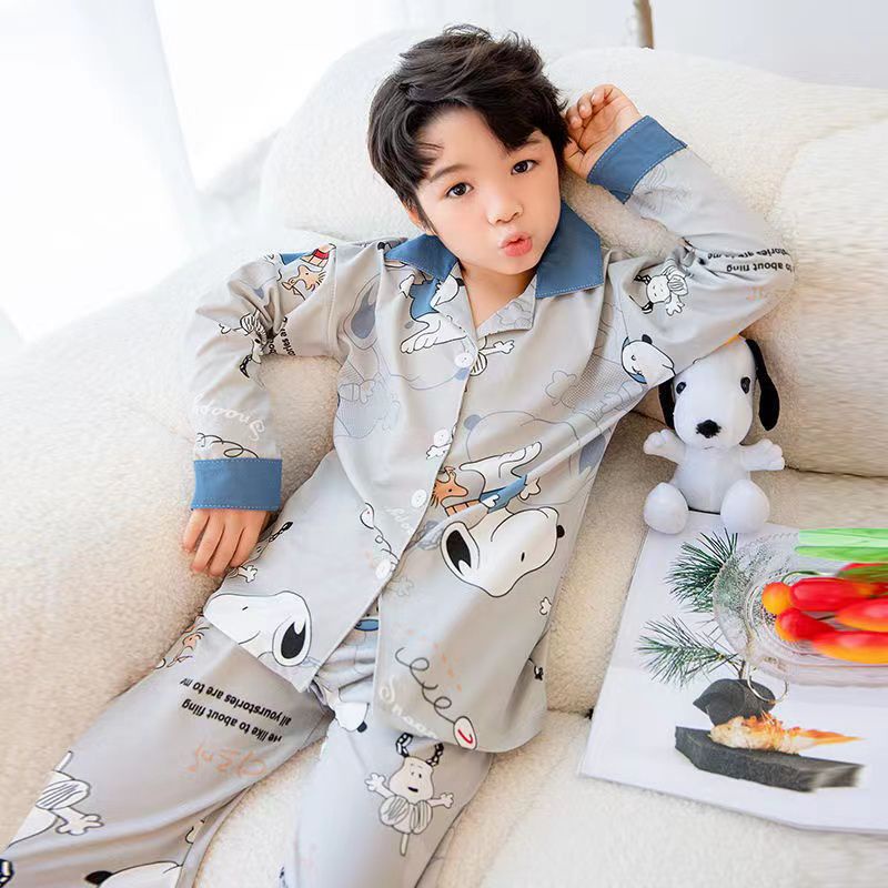 Đầm Ngủ Dáng Dài Họa Tiết Hoạt Hình Dễ Thương Cho Bé