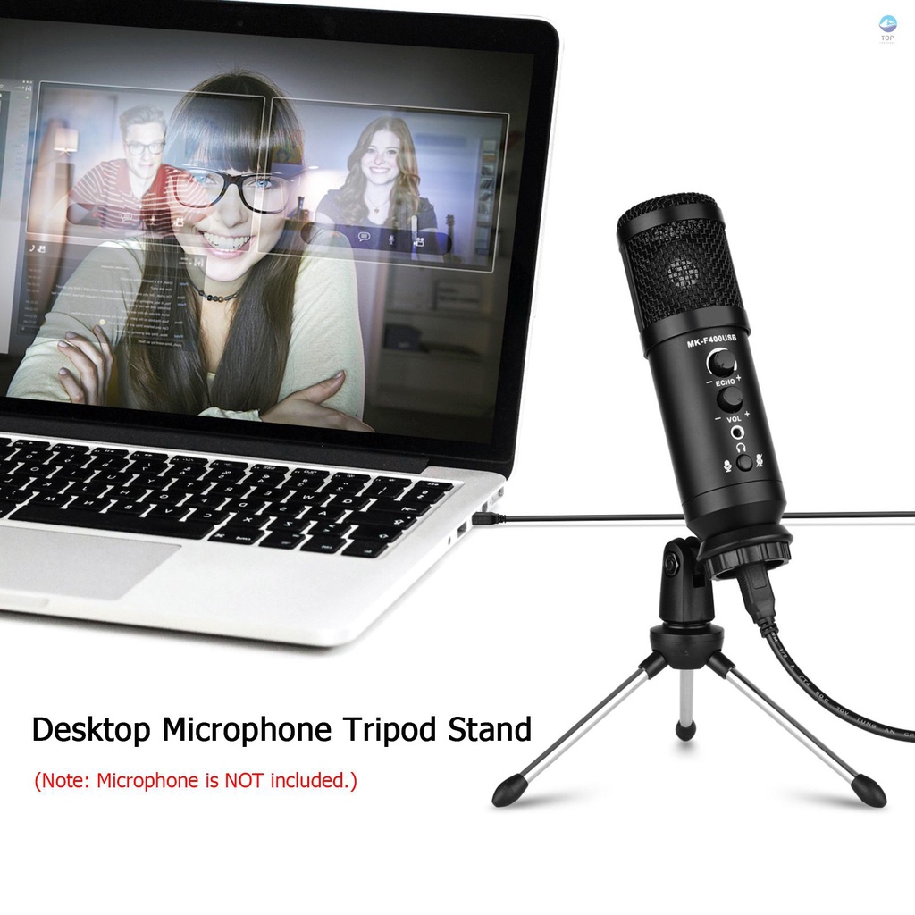 Giá đỡ micro để bàn 5/8 inch có thể xoay và gấp gọn tiện dụng