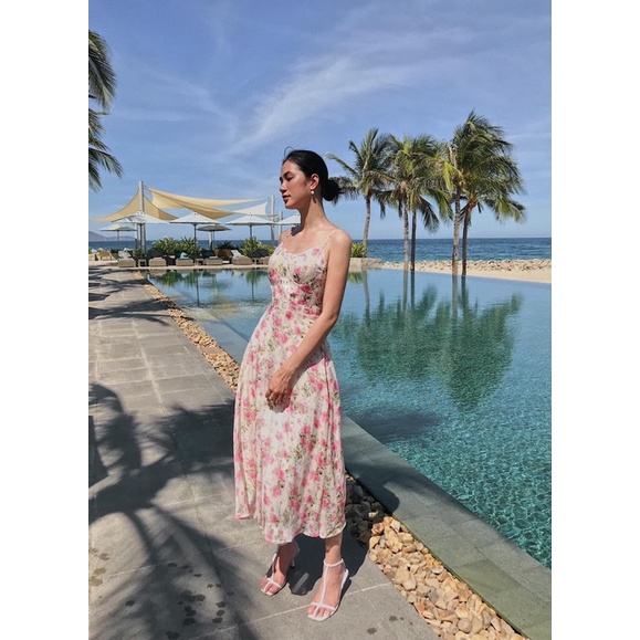 Đầm 2 dây hoa JOVEN M pass 380k 🌸