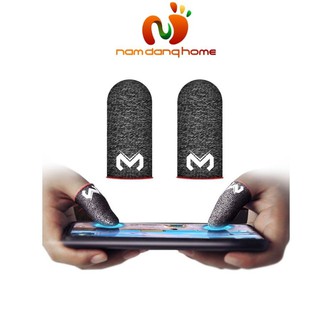 Bộ 2 Găng tay chơi game Memo sợi bạc cảm ứng chống mồ hôi tay cho tốc chiến, Pubg, FOG