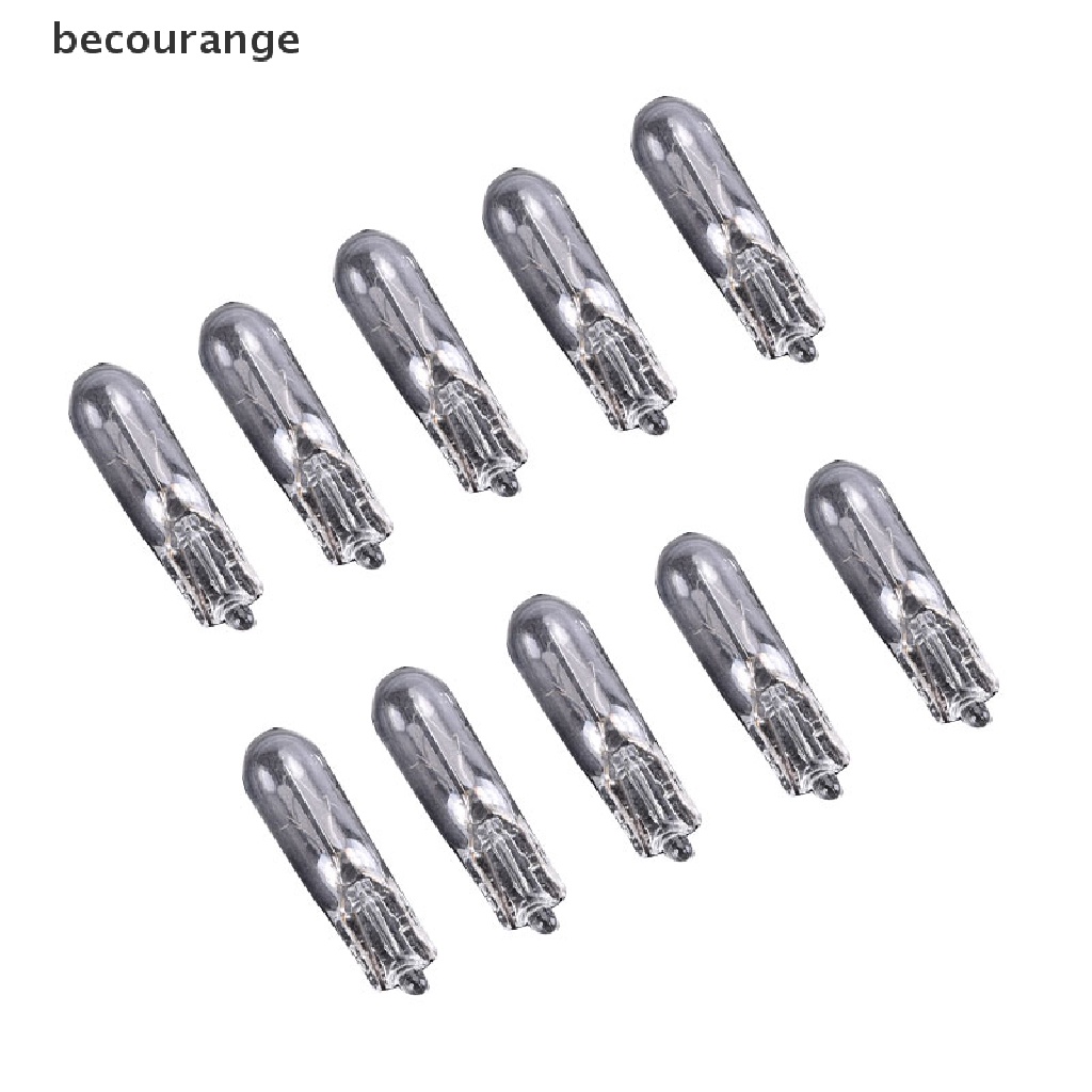 Set 10 bóng đèn thủy tinh 12V 1.2W T5 chuyên dụng cho bảng điều khiển xe ô tô tiện dụng