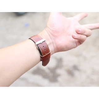Dây đồng hồ da bò Pullup Wax Handmade
