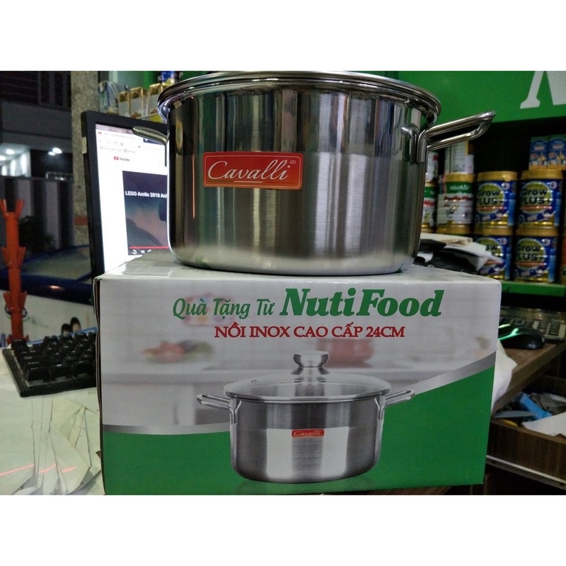 Nồi inox Cavalli 24 cm Nutifood