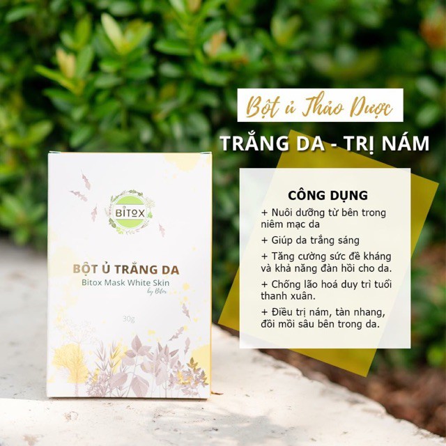 [ SALE 50% ] BỘT Ủ TRẮNG DA BITOX [ GIẢM THÊM 5% KHI ĐẶT TỪ 2 SP ]