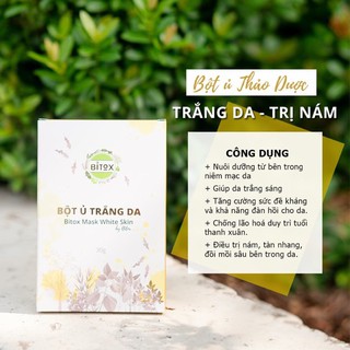 Bột ủ trắng da bitox