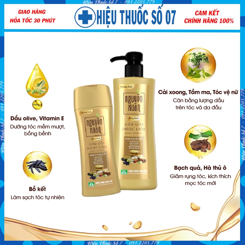 Dầu gội Nguyên Xuân Bồng Bềnh 250ml - Ngát hương hoa, phù hợp với da đầu dầu.