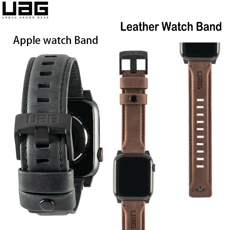 UAG Dây Đeo Bằng Da Mềm Cho Đồng Hồ Thông Minh Apple Watch 6 5 4 3 2 1 41mm 45mm 44mm 42mm / 40mm - 38mm