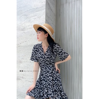Váy hoa nhí vải lụa mịn hoa dây - Ciara Dress