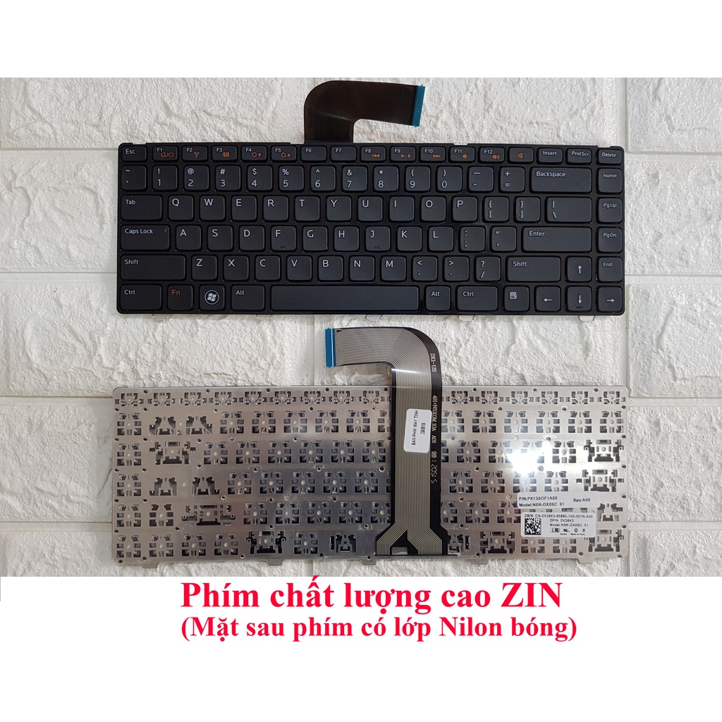 Bàn Phím Laptop Dell Inspiron N4110 N4050 N5050 M4040 4110 4050 5050 4040 Chất lượng cao - Nhập Khẩu