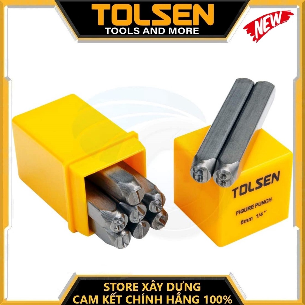 BỘ ĐÓNG SỐ 9 CÂY LỚN 6mm TOLSEN 25097 - HÀNG CHÍNH HÃNG