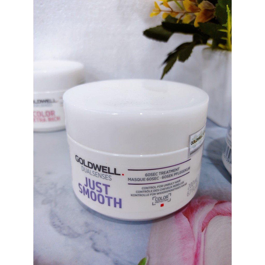 [HÀNG CAO CẤP] Dầu gôi, dầu xả Goldwell Just Smooth 1L- suôn nếp