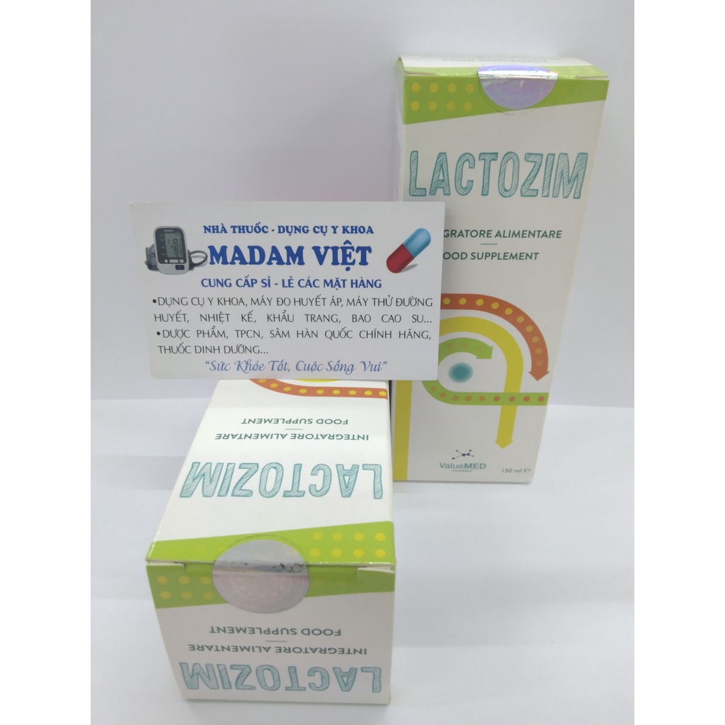 Lactozim - Men tiêu hóa hỗ trợ trẻ biếng ăn