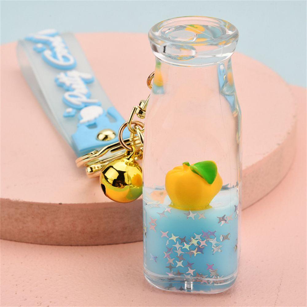 LANFY Móc Khóa Hình Chai Sữa Chua Độc Đáo