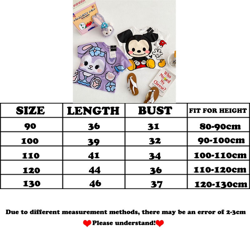 Áo Thun Ngắn Tay Họa Tiết Thỏ Hoạt Hình Thời Trang Mùa Hè Hàn Quốc Dành Cho Trẻ