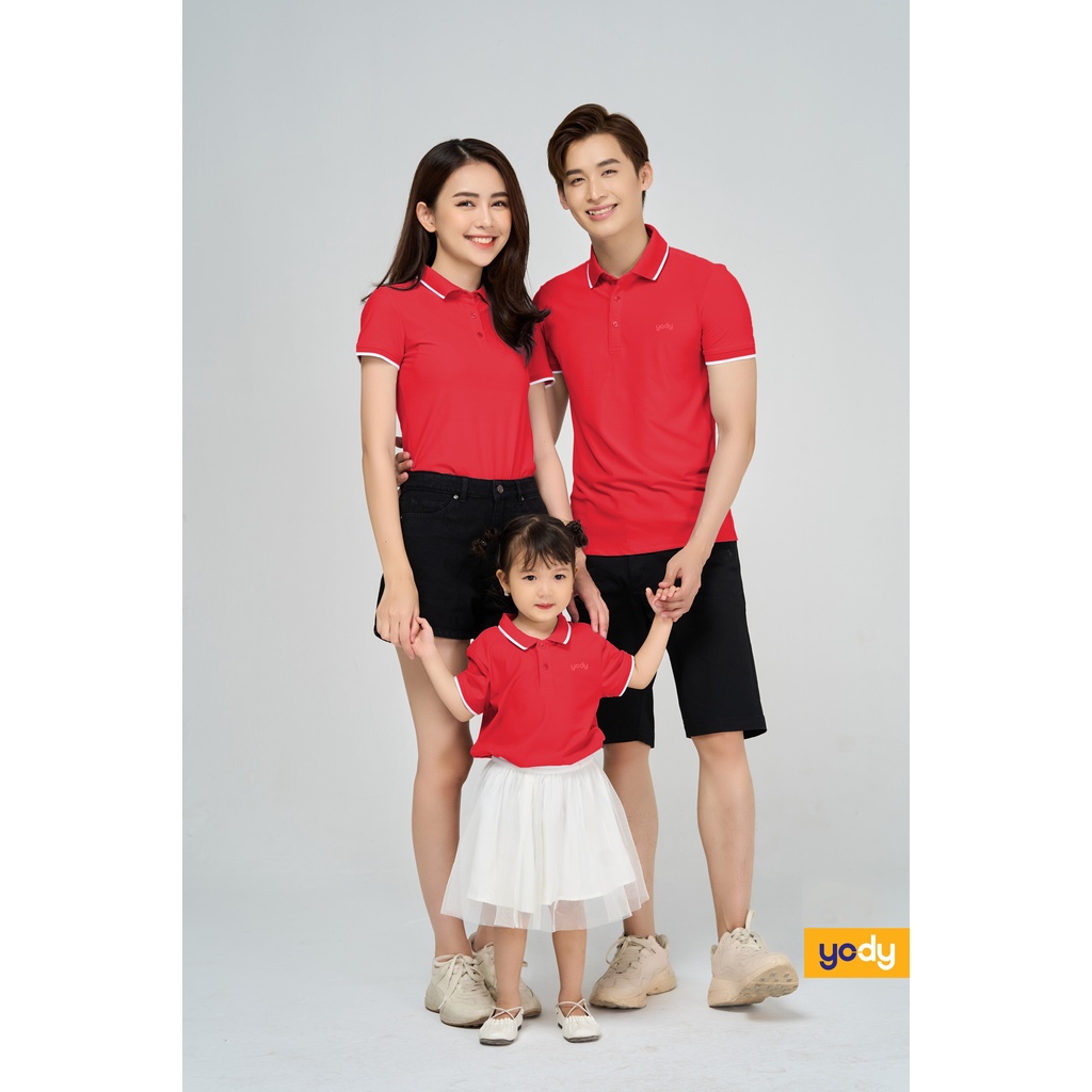 Áo polo trẻ em YODY bé trai bé gái mềm mịn thoáng mát co giãn tốt - KPS32