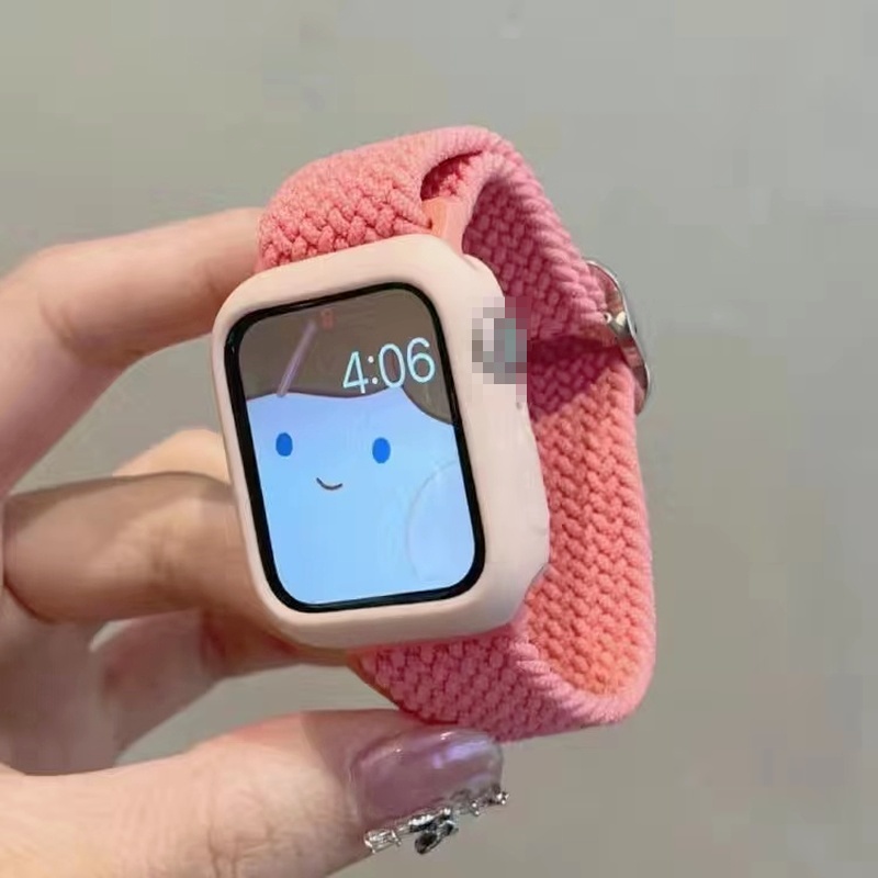 Dây Đeo Nylon Co Giãn Cho Đồng Hồ Thông Minh Apple Watch Ultra 8 SE 7 6 41mm 45mm 40mm 44mm 49mm iWatch Serie 5 4
