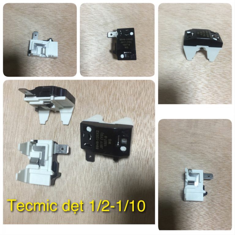 Rơ le Tecmic Block Tủ Lạnh - Relay Tecmit bảo vệ máy nén - Termit Termic TD