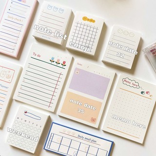 [DAILY NOTE] Monthly và checklist note cute