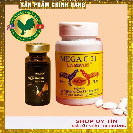 Combo B12 7500 + MEGA C21 Tăng bo, tăng cơ, tăng nước máu, không gây nóng gà